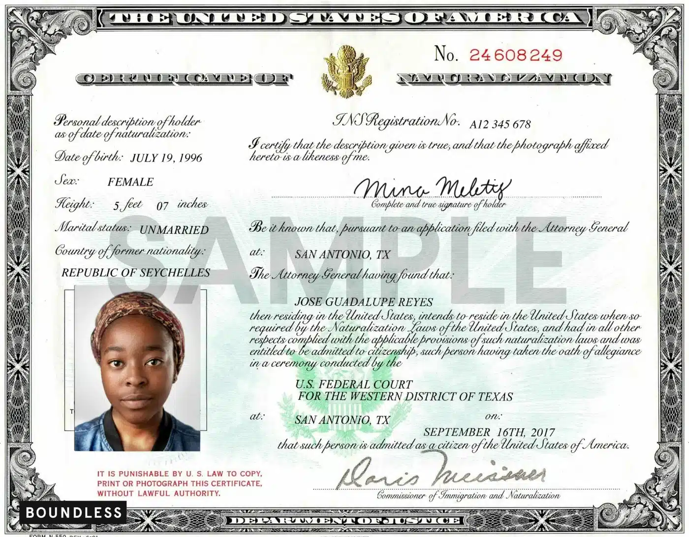 Apostille Services 7 Federal Document