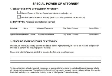 Special Power of Attorney | Miami Beach | Miami Beach Notary